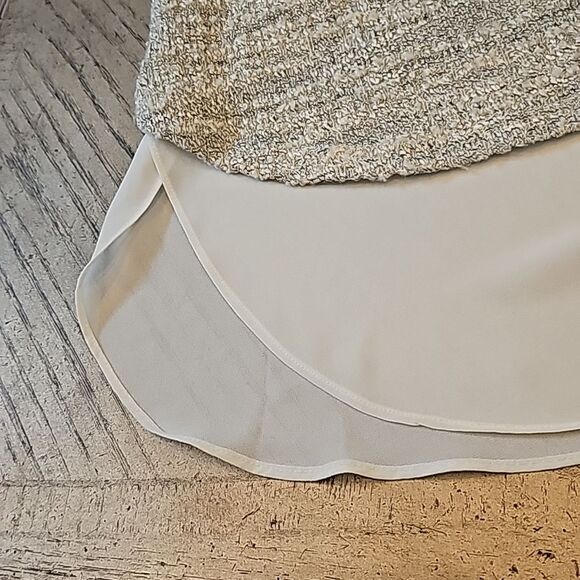 Sanctuary size M tweed sheer blouse - Picture 3 of 9